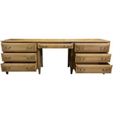 90" Unfinished 7 Drawer Vintage Dresser #08927