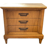 26" Unfinished 3 Drawer Vintage Side Table Set of 2 #08839