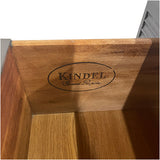 74" Finished 9 Drawer Kindel Vintage Dresser #08795