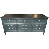 72" Finished 9 Drawer Vintage Henredon Dresser #08862
