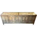 89.5" Unfinished 5 Door Vintage Buffet #09006
