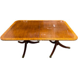 45'' Unfinished Vintage Dining Table Extedable #08948