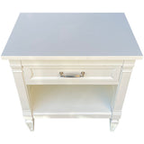 23" Unfinished 1 Drawer Vintage Single Nightstand #08983