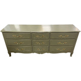 75" Finished 9 Drawer Davis Vintage Dresser #08311
