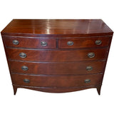 46" Unfinished 5 Drawer Genuine Mahogany Vintage Dresser #08818