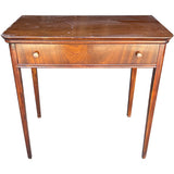30" Unfinished 1 Drawer Vintage Console Table #08987