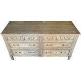 59.5" Unfinished 10 Drawer Henredon Vintage Dresser #08824
