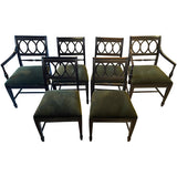 22" Finished Vintage Chair Set of 6 #08833