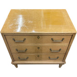 25" Unfinished 3 Drawer Vintage Single Nightstand #08902