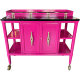 40" Finished 2 Door Tomlinson Vintage Bar Cart #08668