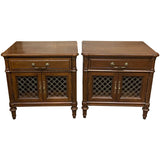 25" Unfinished 1 Drawer 2 Door Davis Vintage Nightstand Set of 2 #08990