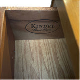 66" Unfinished 4 Door 3 Drawer Kindel Vintage Buffet #08816