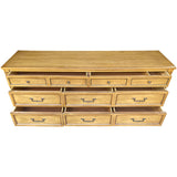 72" Unfinished 8 Drawer White Fine Furniture Vintage Dresser #08888