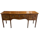 89" Unfinished 3 Drawer 2 Door Vintage Console Table #08998