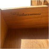 25" Unfinished 2 Drawer American Of Martinsville Vintage Nightstand Set of 2 #08877