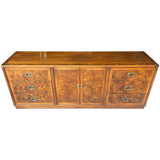 76" Unfinished 2 Door 6 Drawer Vintage Buffet #08873