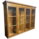 64" Unfinished 4 Door Vintage Hutch Top #08930
