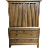 40" Unfinished 2 Door 3 Drawer Vintage Hutch #09030
