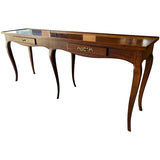 72" Unfinished 2 Drawer Henredon Vintage Console Table #08936