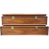 38.5" Unfinished 2 Drawer Vintage Single Nightstand #08579