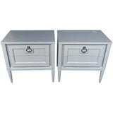23" Unfinished 2 Drawer Basic Witz Vintage Nightstand Set of 2 #08898