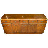 66.5" Unfinished 5 Door 3 Drawer Vintage Buffet #08821