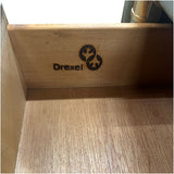 26.5" Finished 3 Drawer Drexel Vintage Side Table Set of 2 #08789
