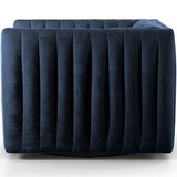 Augustine Swivel Chair | Sapphire Navy