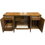 73" Unfinished 4 Door American Of Martinsville Vintage Buffet #08941