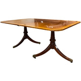 45'' Unfinished Vintage Dining Table Extedable #08948
