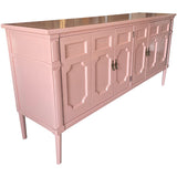 72" Finished Ashland Gloss 4 Door Vintage Buffet #08826