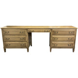 90" Unfinished 7 Drawer Vintage Dresser #08927