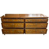 70" Unfinished 6 Drawer Kindel Vintage Dresser #09031