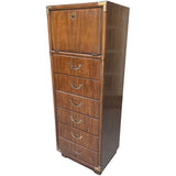 20.5" Unfinished 6 Drawer 1 Door Vintage Tallboy #08936