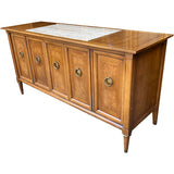 64" Unfinished 4 Door Vintage Buffet #08823