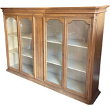 64" Unfinished 4 Door Vintage Hutch Top #08952
