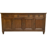 66" Unfinished 4 Door 3 Drawer Kindel Vintage Buffet #08816