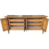 72" Unfinished 4 Door Vintage Buffet #08842