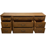 70" Unfinished 9 Drawer John M. Smyth Company Vintage Dresser #08934