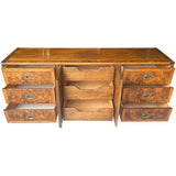 76" Unfinished 2 Door 6 Drawer Vintage Buffet #08873