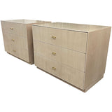 30" Unfinished 2 Drawer Vintage Nightstand Set of 2 #08875