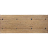 82" Driftwood Flip-Top Console Table