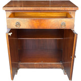 26" Unfinished 2 Door 1 Drawer Vintage Buffet #08984