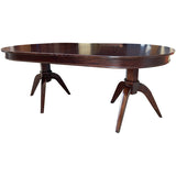 80"-98"-116'' Unfinished Vintage Dining Table Extendable #08842