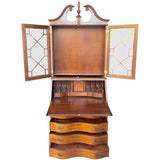 30" Unfinished 2 Door 4 Drawer Vintage Hutch #08863