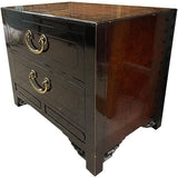 25" Unfinished 2 Drawer White Fine Furniture Vintage Nightstand Set of 2 #08903