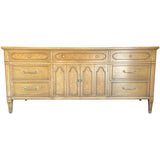 74.5" Unfinished 2 Door 7 Drawer Vintage Buffet #08913