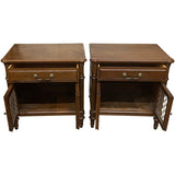 25" Unfinished 1 Drawer 2 Door Davis Vintage Nightstand Set of 2 #08990