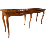 72" Unfinished 2 Drawer Henredon Vintage Console Table #08936