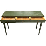 45" Unfinished 3 Drawer Maurice Stuart-Designer Vintage Console Table #08939